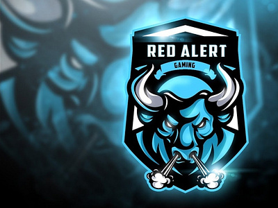 Red alert logo design