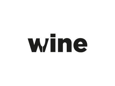 Logo negativo Wine