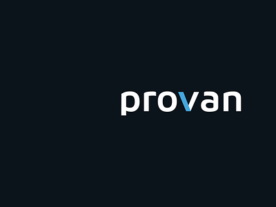 Provan clever negativespace logo