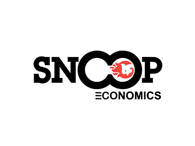 Snoop Economics negativespace logo design