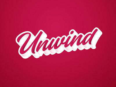 Unwind bar brand identity branding cocktail cocktails crafts hollywood logo logo design typography vector vintage