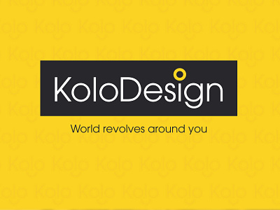 KoloDesign - Logo Wordmark branding design graphic design icon illustration logo typography ui ux vector yellow