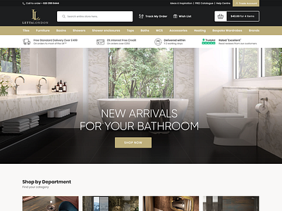 Bathroom Design photoshop ui uxui web