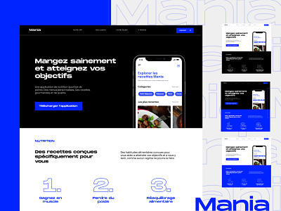 Mania - Template Landing page Fitness