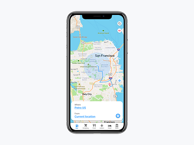 Daily UI Challenge # 7 - Map App