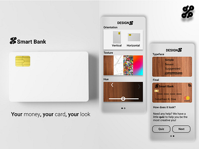 Day 7: Settings on "Smart Bank" - Bespoke Bank Card