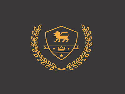 Coat of Arms coat of arms crown greek icon leaf line lion mark mythology shield star