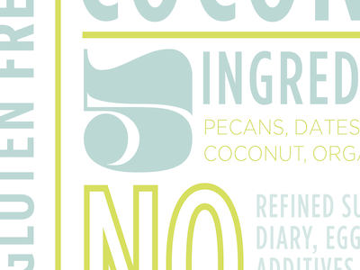 Packaging WIP branding facts food ingredients label nomz packaging type typography