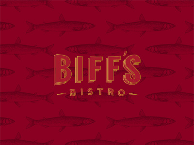 Biff's Bistro Rebrand bistro branding fish french logo logotype mark rebrand restaurant
