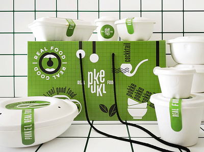 Pukkel take away graphic design illustration packaging