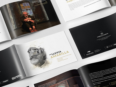 La Lluvia Amarilla design editorial graphic design