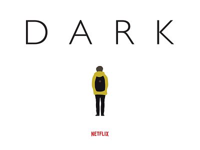 Dark Netflix - Weekly Warm-up challenge dark darknetflix design dribbbleweeklywarmup illustration netflix poster posterdesign warmup