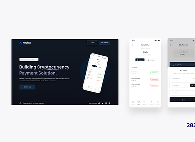 Nebbix cryptocurrency mobiledesign uidesign