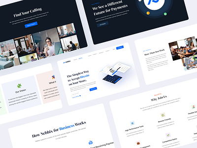 Nebbix Website Mockups ui uiux ux web