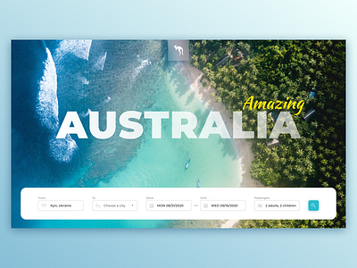 Australia travel australia interface interfacedesign travel travelwebsite ui uidesign uiux ux uxdesign uxui web website websitedesign