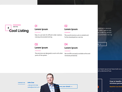 Qvantel Elements landing page listing meom qvantel web web design