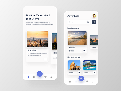 Travel App Design