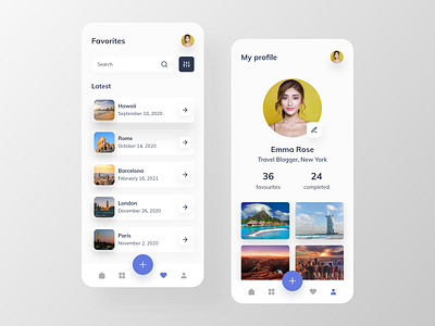 Travel App Design