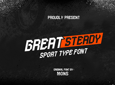 Greatsteady Fonts design font logo