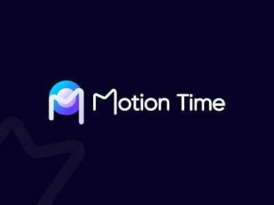 Motion Time Logo brand branding design graphic design logo