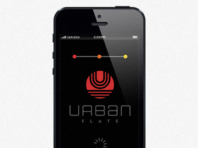 Urban Branding app branding iphone logo mock real estate