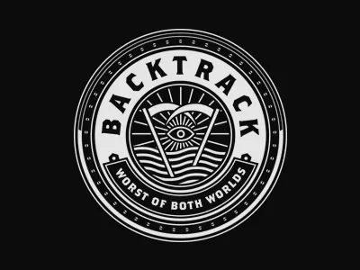 Backtrack all seeing backtrack crest hardcore merch scythe