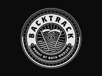 Backtrack all seeing backtrack crest hardcore merch scythe