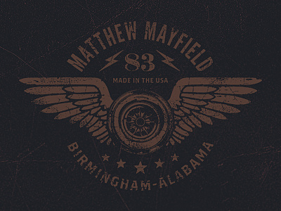 Mayfield 83 alabama birmingham matthew mayfield mayfield merch usa vintage wings