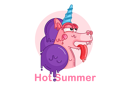 Hot Summer hot melt summer unicorn