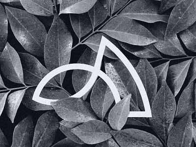 A+Leaf Logo a branding design flat icon illustration leaf logo minimal