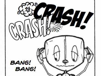 Crack, Crash, Bang! Bang! comics moon racket panel preview