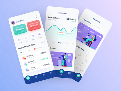 Money Management App 💰 app design interfacedesign mobile app money money app money management moneysaver ui ux