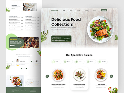 Foodyland - Web Design Exploration