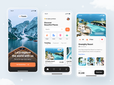 Travel App UI