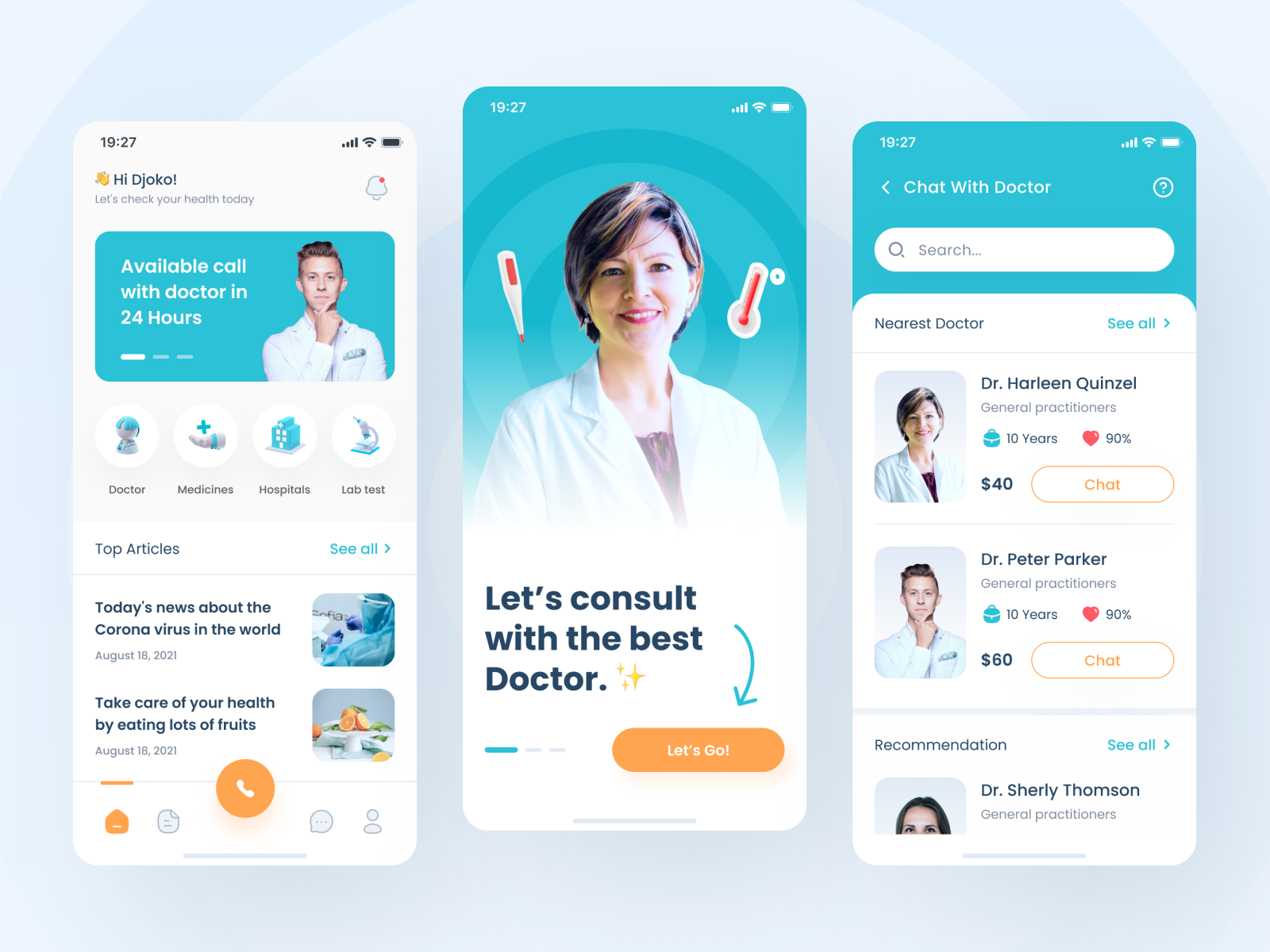 Healthcare Mobile UI by Sub1 for Sub1 Studio on Dribbble