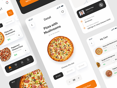 Foodie Mobile App UI
