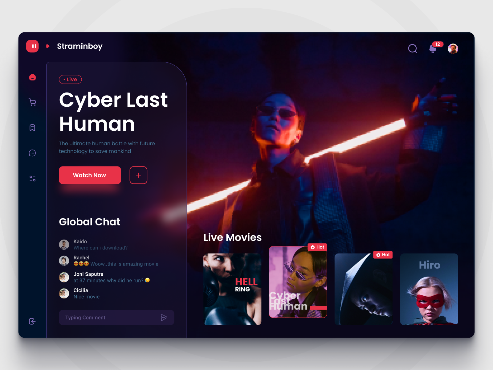 Movie Dashboard UI by Sub1 for Sub1 Studio on Dribbble