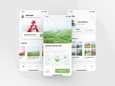 Travel Mobile App adventure design dribbble mobile app travel ui uidesign