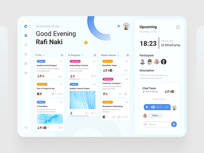 Task Management Dashboard dashboard design dribbble management task ui uidesign