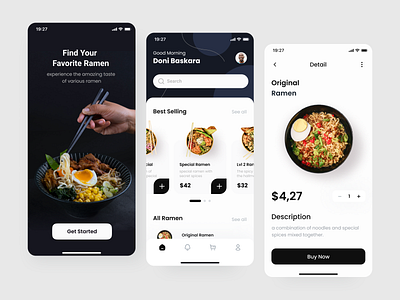 Food Order Mobile App branding design dribbble illustration logo mobile app nft ui uidesign ux