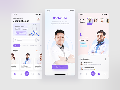 Doctor.Ino Mobile branding design dribbble illustration logo mobile app nft ui uidesign ux
