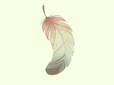 Feather etnic feather illustration lines sketch tattoo vector watercolor
