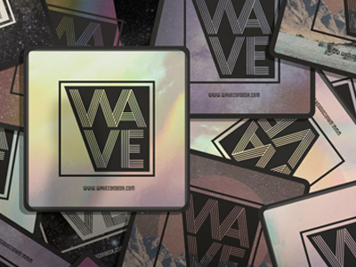 WAVE bar branding brochure davidbowie galaxy logo logotype mexico space