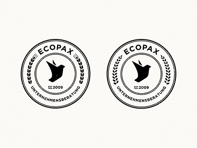 Stamp ecopax corporate design stamp