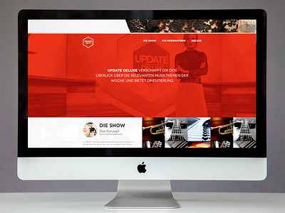 Update Deluxe Website landing page onepager webdesign