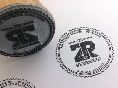 Personal stamp in use freelance stamp