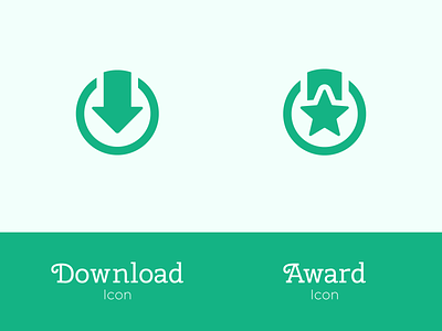Icons award download icon