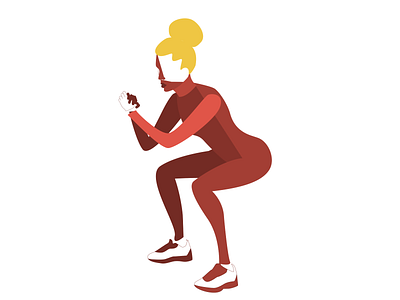 Fitness branding character design design fitness human illustration illustrator vector