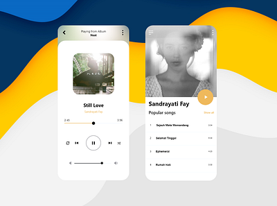 Music Player DailyUI - 009 app ui