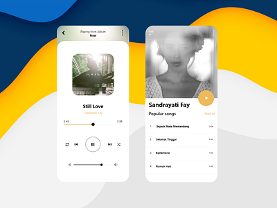 Music Player DailyUI - 009